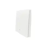 SmartWise fehér nyomógombos előlap, 1 gombos (csak előlap, kapcsoló nélkül)