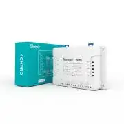 Sonoff 4CH PRO (R3) internetről távvezérelhető, WiFi-s és RF-es időzíthető kapcsoló relé négy áramkörhöz