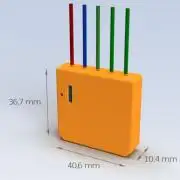 SmartWise fekete nyomógombos előlap, 2 gombos (csak előlap, kapcsoló nélkül)