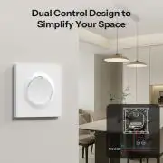SONOFF Orb-ZBW2 2-Gang Zigbee Smart Wall Switch – két áramkörös, fázis+nulla mini relémodul + kapcsoló, Zigbee, fehér (MINI-ZB2GS-E)