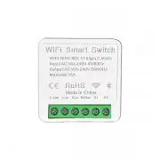SmartWise Mini BT (WiFi + Bluetooth) okosrelé (16A), vezetékes kapcsolóbemenettel, Bluetooth vezetéknélküli távirányíthatósággal
