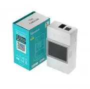 Sonoff TH16 Elite (R3) WiFi-s okosrelé, hőmérő bemenettel, 230V (16A) és feszültségmentes kapcsolásra is, LED kijelzővel (THR316D)