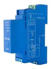 Shelly PRO 1 DIN-sínre szerelhető WiFi + Ethernet kompatibilis, 16A okosrelé, feszültségmentes kapcsolásra is