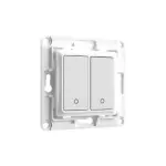 Shelly Wall Switch fali villanykapcsoló, 2 gombos fehér