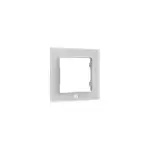 Shelly Wall Switch sorolókeret, 1-es fehér üveg előlapos