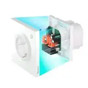 Sonoff Orb Socket Matter Over WiFi Smart Wall Socket  – okos fali dugalj Fusion Orb kerethez, fogyasztás méréssel, Wi-Fi, Matter, fehér (WS01TPF-E)