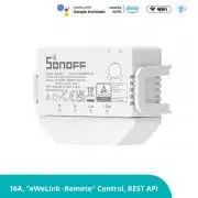 Sonoff Mini R3 WiFi + eWeLink-Remote, internetről távvezérelhető, 16A-es okosrelé, DIY-üzemmóddal (REST API)