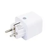 Shelly Plug M Gen3 – Wi-Fi + Bluetooth, Matter kompatibilis, fogyasztásmérős okoskonnektor, fehér