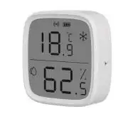 Sonoff Zigbee hőmérő és páratartalom érzékelő mini vezetéknélküli szenzor, LCD kijelzővel (SNZB-02D)
