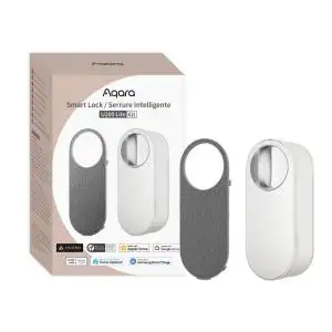 Aqara U200 LITE Smart Lock utólag felszerelhető zár, Matter kompatibilis, fehér