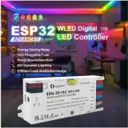 Gledopto Elite 2D-MU Advanced WLED Controller – kettő csatornás RGBIC LED vezérlő, mikrofonnal, USB-C, ESP32, Wi-Fi (GL-C-615WL)