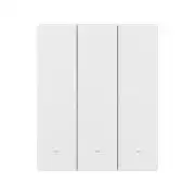 Sonoff SwitchMan M5 Zigbee 3 áramkörös, sorolható okos villanykapcsoló, fehér (ZBM5-3C-80W)