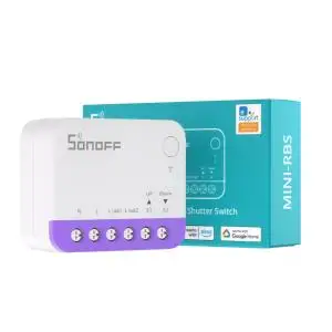 Sonoff Mini-RBS okos Wi-Fi-s redőnyvezérlő modul, Matter kompatibilis