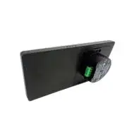Shelly Wall Display X2 Wi-Fi+Bluetooth villanykapcsoló + érintőképernyős vezérlőpanel (fekete kerettel) + BLU H&T szenzor