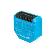 Shelly Plus 2L (Gen3) két áramkörös, csak fázissal működő Wi-Fi + Bluetooth okos relémodul