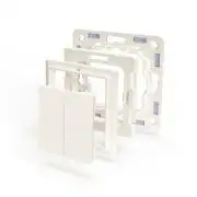 Shelly BLU Wall Switch 4 vezeték nélküli kapcsoló + Gira/Merten keret adapter