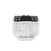 Shelly EM Gen3 egyfázisú, 2 áramkörös fogyasztásmérő modul, 1 db 50A áramváltóval