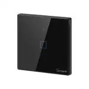 Sonoff TX T3EU1C WiFi+RF, érintős 1 gombos villanykapcsoló (fekete)