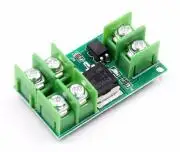 Optocsatolt FET-es logikai illesztés (kapcsolásra, motor vezérlésre, stb..) max 15A 450W-ig, max 20KHz