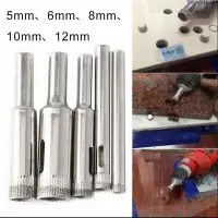 Hobby Üveg fúró gyémántszemcsés, 5db/szett, 5-12mm