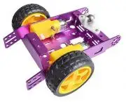 Fém 2 kerekű robotplatform