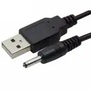 DC Tápkábel USB - 3.5/1.35mm szabvány csatlakozó 5V