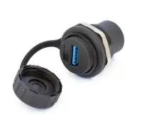USB 3.0 csatlakozó aljzat IP67