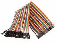 2P-1P anya 20cm, speciális 2mm/2.54mm-es emelkedésű dupont kábel, 40db-os szett