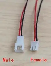 2 pólusú csatlakozó vezeték pár XH2.54mm