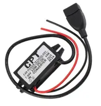 Vízálló DC/DC konverter 7-50V bemenet, 5V USB kimenet, kifejezetten 12, 24, 36 és 48V-os működésekre