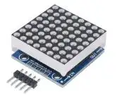 8x8 LED Mátrix modul meghajtó IC-vel