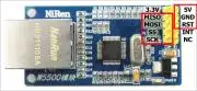 Wiznet W5500 alapú SPI-Ethernet hálózati modul