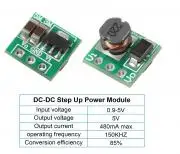 DC-DC mini boost Converter (fel konvertál)