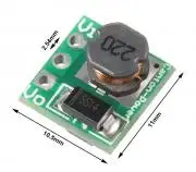 DC-DC mini boost Converter (fel konvertál)