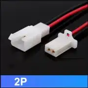 2.8mm-es szabvány Autó/motor csatlakozó pár, 2 pin, kábellel