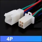 2.8mm-es szabvány Autó/motor csatlakozó pár, 4 pin, kábellel