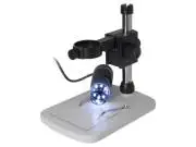 Digitális mikroszkóp; Nagyítás: x10÷x300;  Táp: USB