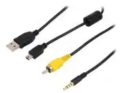 Digitális mikroszkóp; Nagyítás: x10÷x300;  Táp: USB