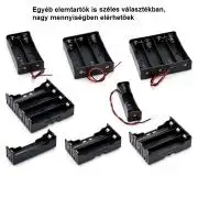 3 X 18650 Elemtartó, vezetékkel