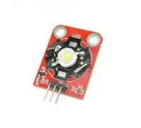 3W Led modul PCB meghajtóval, vezérelhető, Piros