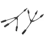 MC4 Szolár napelemes csatlakozó elosztó 3-as (4 pontos) pár