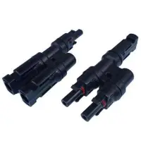 MC4 Szolár napelemes csatlakozó elosztó 2-es (3 pontos) pár