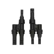 MC4 Szolár napelemes csatlakozó elosztó 2-es (3 pontos) pár