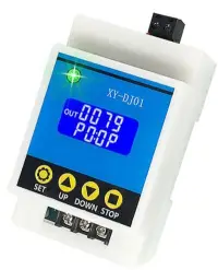 DIN sínre szerelhető digitális időzítő