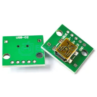 Mini USB to DIP 2.54mm Adapter Board