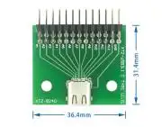Double Sided Plug-in Type C Female Test Board