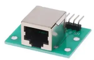 Anya csatlakozó aljzat RJ45, breakout board module