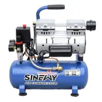 Kompreszor, olajmentes, csendes 550W 9L
