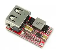 DC-DC lekonvertáló, USB kimenet, 3A,5V