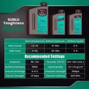 Toughness Resin, műgyanta, Sunlu, 1kg, Szürke